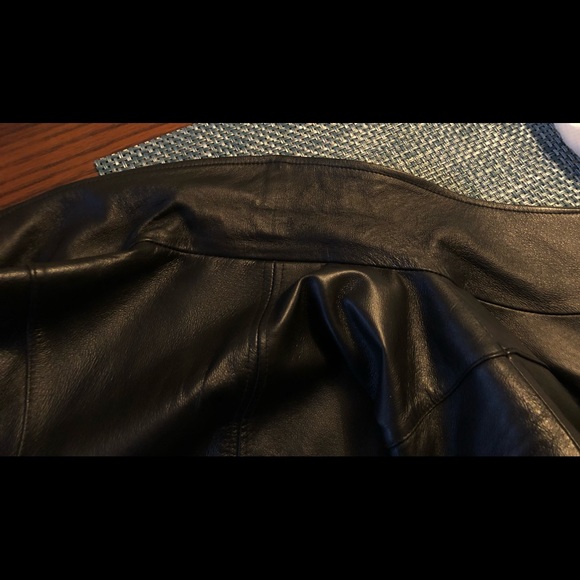 2 for $40 - Vintage East 5th women’s genuine leather jacket, black, size M - Picture 9 of 12